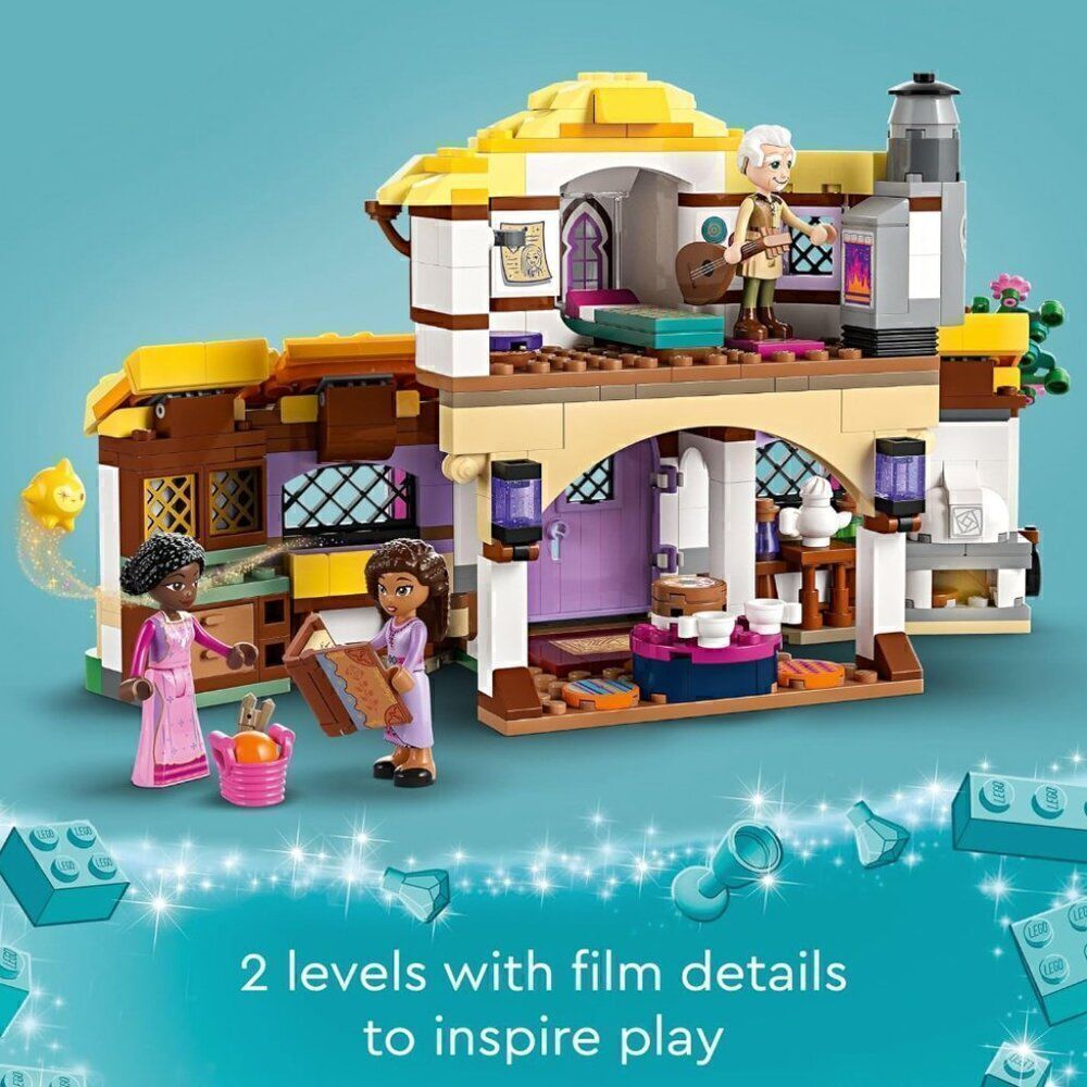 LEGO Disney Wish: Asha’s Cottage 43231 Building Toy Set, A Cottage for Role-Play - Picture 4 of 6